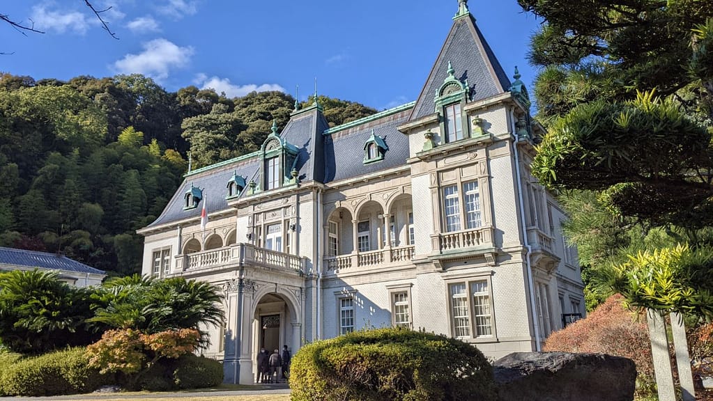 Bansuiso French style building in Matsuyama