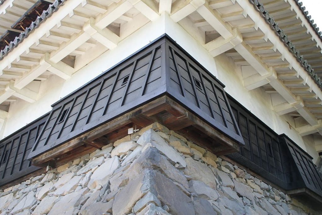 Matsumoto Castle Stone Drops