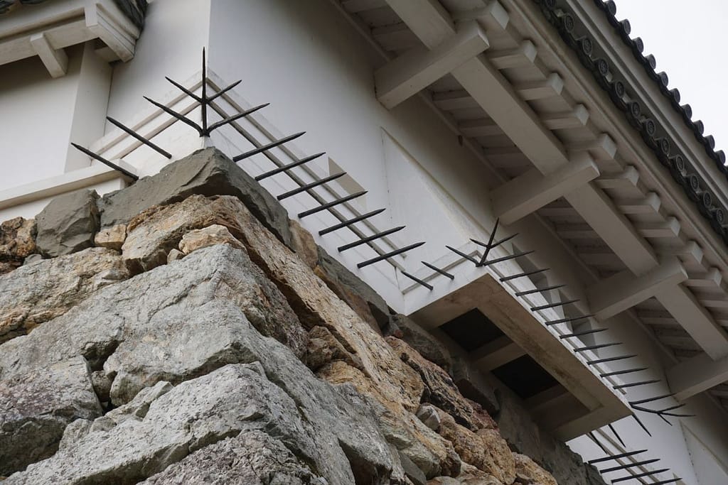 Kochi Castle Iron Spikes