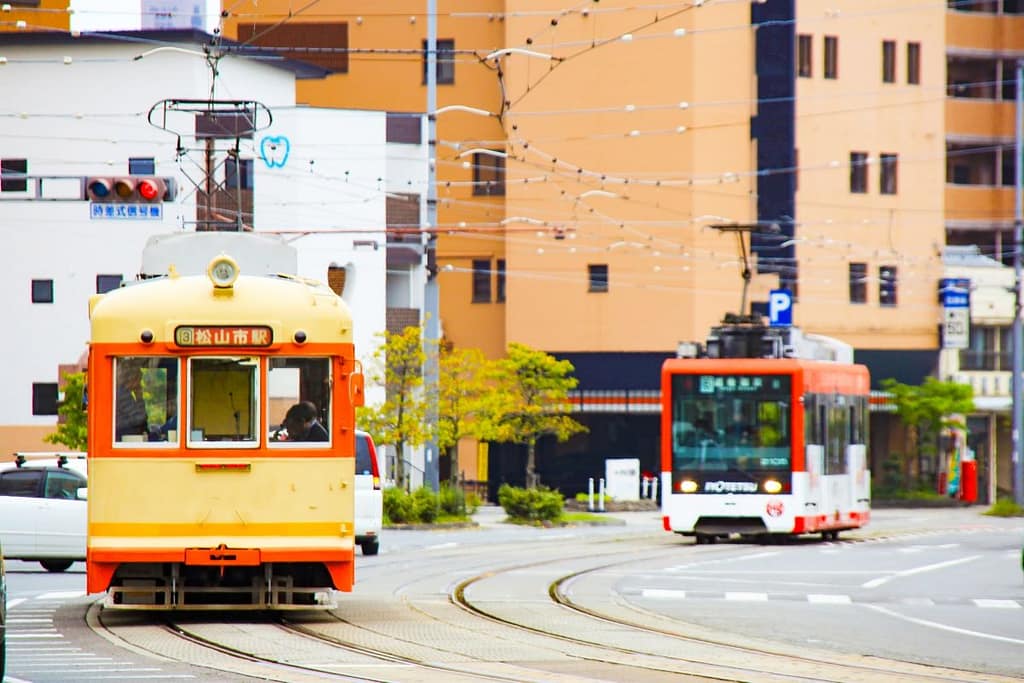 Trams in Matsuyama