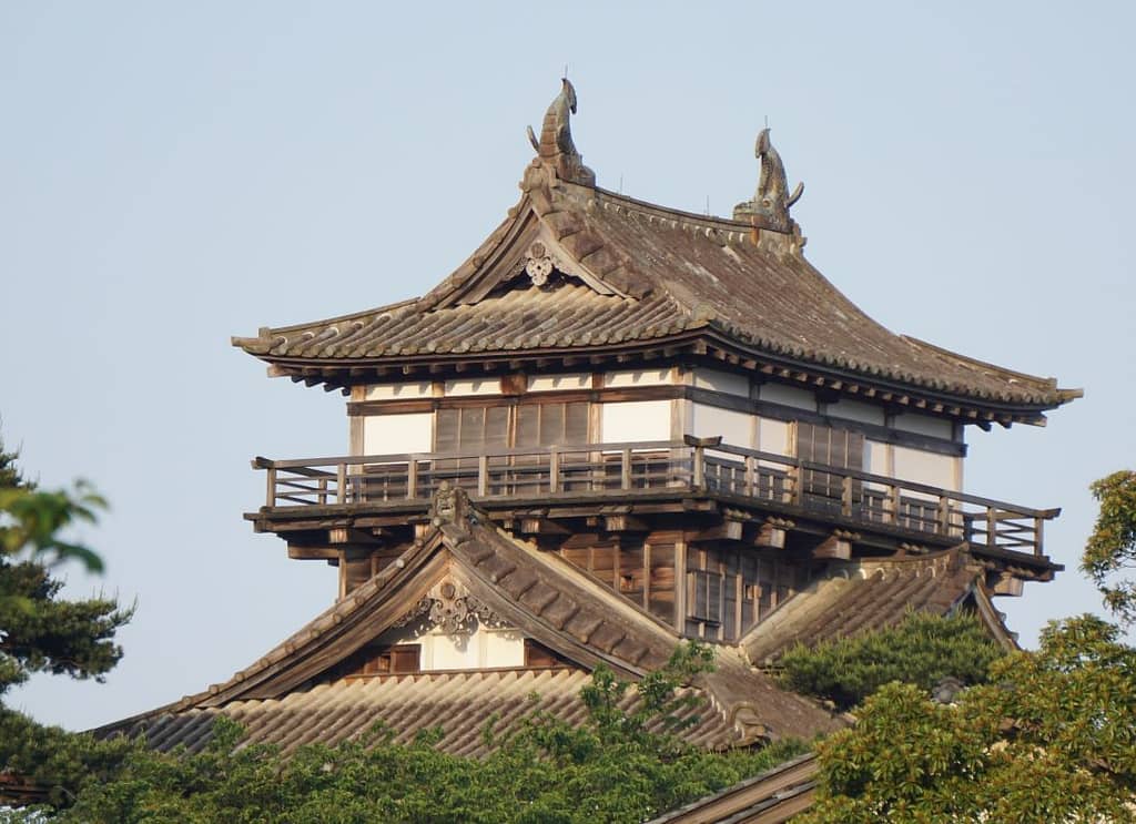 Maruoka Castle Stone Roof