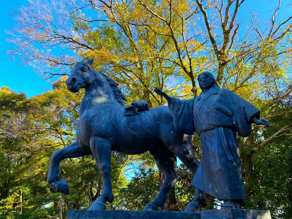 Kochi Castle Chiyo And Horse