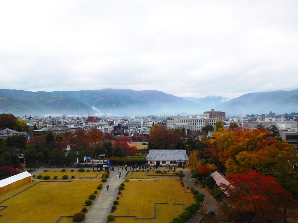 Matsumoto Castle View From Top Floor