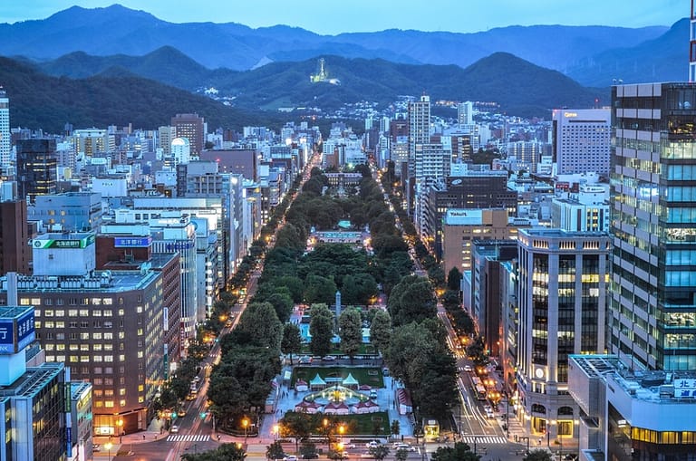 Sopporo's Odori Koen Park