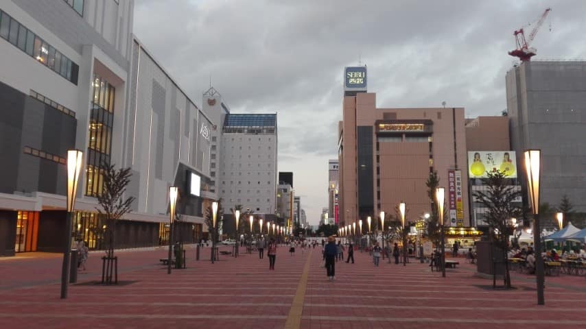 Asahikawa Heiwa Dori Shopping Street hokkaido